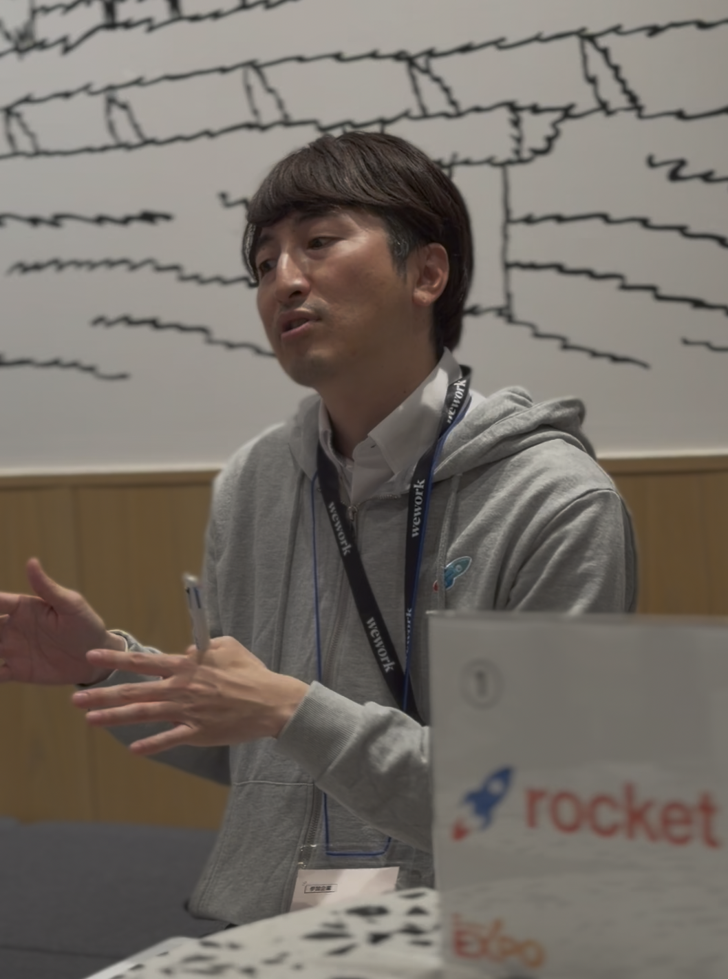 企業担当者との対話